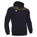 Ishtar Hoody 1/4 Zip Top NAVY/GUL S Treningsgenser med hette - Unisex