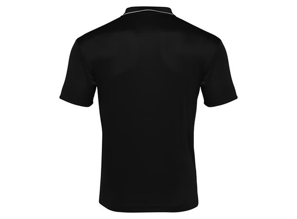 Draco Hero Polo BLK/WHT XXL Poloskjorte i elastisk stoff 
