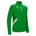 Piave 1/4 Zip Top GRN/WHT M Teknisk treningsgenser - Unisex