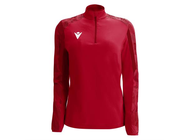 Dora Womens 1/4 Zip Top  RED S Teknisk treningsgenser til dame 