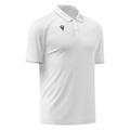 Aulos Polo WHT/SLV S Teknisk poloskjorte - Unisex