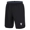 Matias II Icon shorts BLK XXL Teknisk kamp og treningsshorts - Unisex